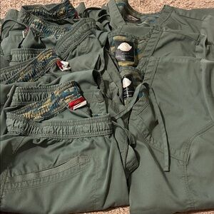 Dickies Green Scrub Sets